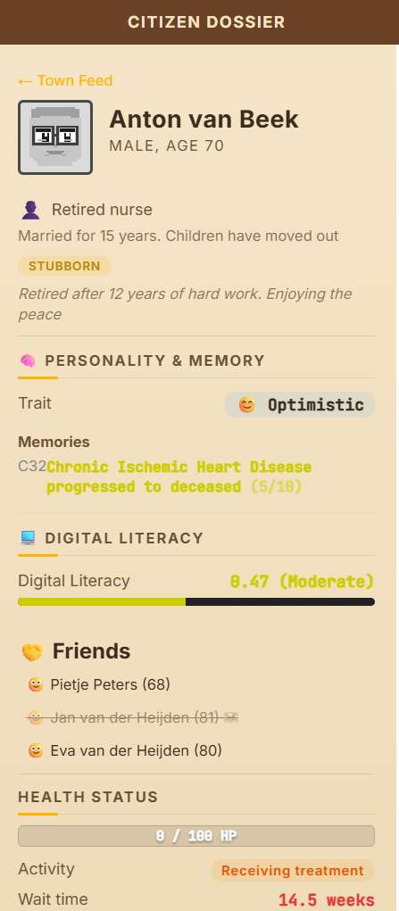 Mortality events from system delays
